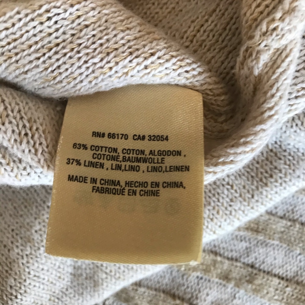 Anthropologie Moth Catamaran Sweater Cotton Linen_10